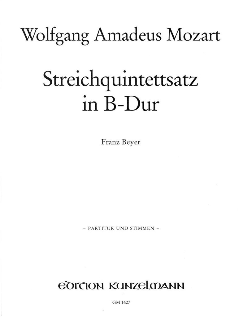 Streichquintettsatz